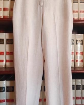 Pantalone da donna in lino Taglia 46