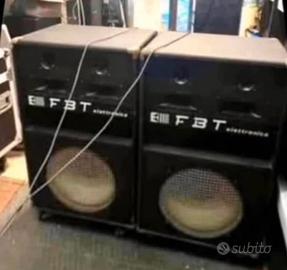 Casse FBT amplificate rcf montarbo bose jbl