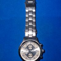 Pringeps Orologio Cronografo uomo quadrante bianco