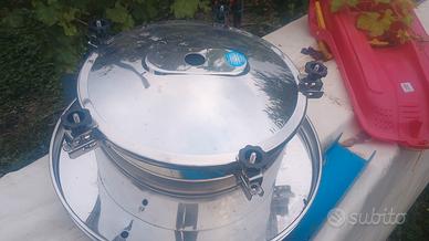 Chiusino portella inox cisterna botte