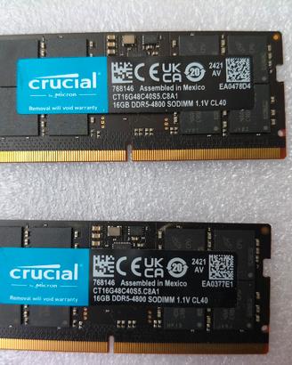 RAM per portatile DDR5 4800