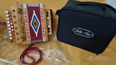 Organetto Della Noce mod. Abruzzese RE Cambiavoce 