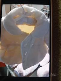 Giacca pelliccia bianco