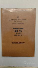 manuale ACL 75 Lancia 6611M