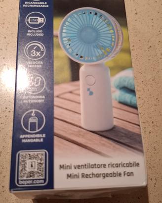 Mini Ventilatore portatile Beeper con 3 velocità 
