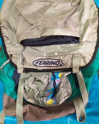 Zaino campeggio trekking Ferrino