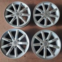 Cerchi Lega Smart Fortwo Doppia Misura 15 4 Pezzi