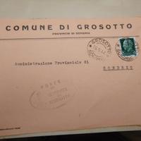 Busta RSI 1944 Comune di Grosotto (Sondrio) - GNR