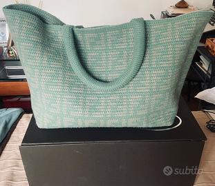 Borsa shopping Fendi in cachemire