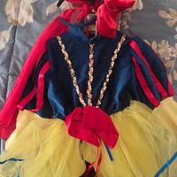 vestito carnevale biancaneve 1-3 anni
