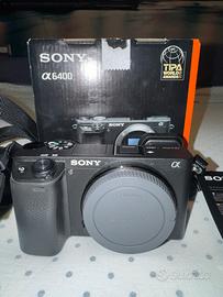 Sony a6400 come nuova (3000 scatti circa)