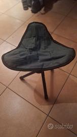 Sgabello pieghevole portatile