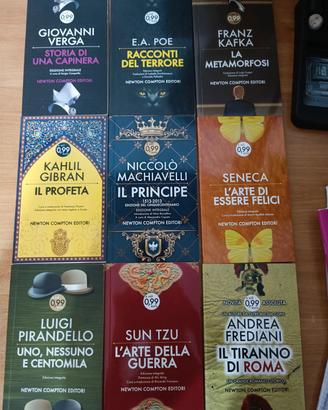 Set lotto di 9 libri classici+Amleto