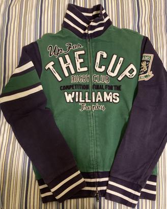 Felpa ragazzo verde William Wilson taglia M