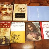 7 Libri Leonardo da Vinci Edizioni Rare NUOVI
