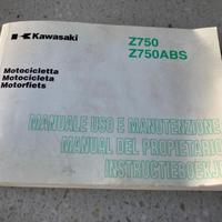 MANUALE KAWASAKI Z750