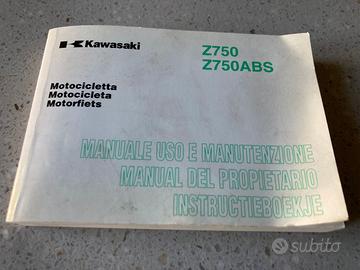 MANUALE KAWASAKI Z750