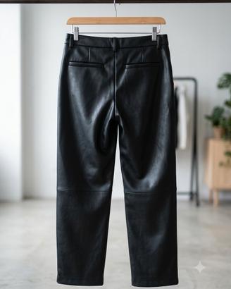Pantaloni ZARA pelle neri taglia S/M