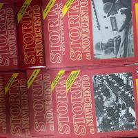 libri di guerra e di cucina e arte e fiori e sarta