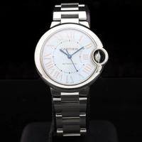 Cartier Ballon Bleu steel blu dial 33 mm automatic
