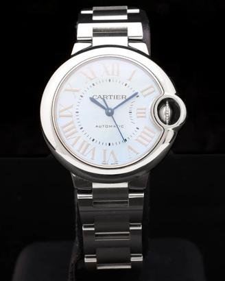 Cartier Ballon Bleu steel blu dial 33 mm automatic