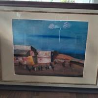 Quadro olio su tavola di Salvatore Magazzini