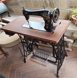 Macchina da Cucire Singer antica arredo d'epoca 