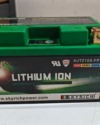 Batteria Litio Moto Skyrich HJTZ10S-FP 12V 240A –