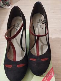 Scarpa donna elegante bicolore