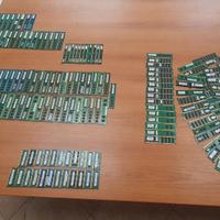 SCHEDE DI MEMORIA RAM DI VARIO TIPO IN BLOCCO