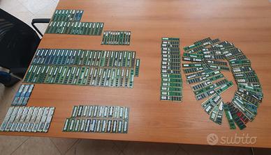 SCHEDE DI MEMORIA RAM DI VARIO TIPO IN BLOCCO