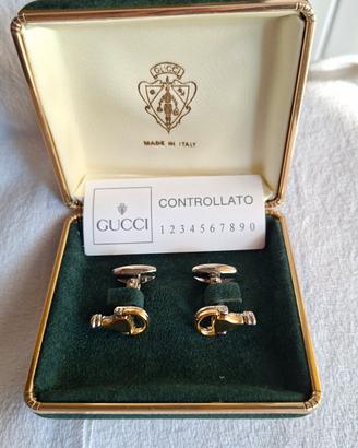 gemelli GUCCI vintage Morsetto ( Horsebit)