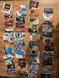Schede telefoniche lotto stock 150 pezzi