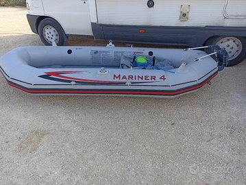 Gommone con motore elettrico