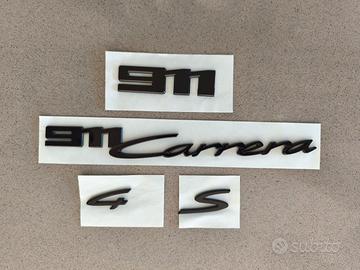 Scritte PORSCHE 911 Carrera Macan Cayenne Boxster