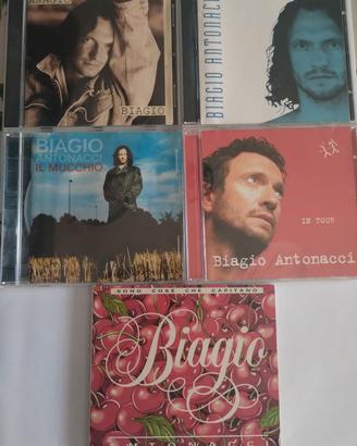 BIAGIO ANTONACCI - 5 CD USATI