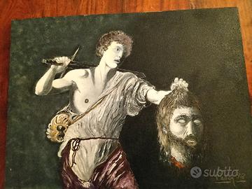 Caravaggio story olio su tela 