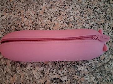 Astuccio Portapenne in Silicone Gatto Rosa