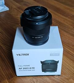 VILTROX 20mm f2.8  per SONY E-mount full frame