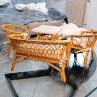 salottino bambola vintage