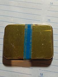 scatola antica puntine grammofono 