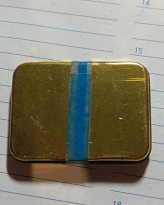 scatola antica puntine grammofono 