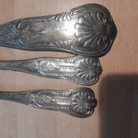 seri forchette e cucchiai argento 800