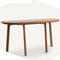 Tavolo consolle in legno massello apribile