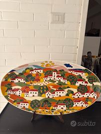 Piatti fatti e dipinti a mano