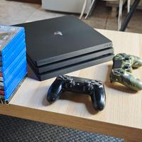 Ps4 Pro 1TB + 2 controller + 17 giochi