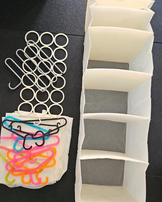 Set accessori per organizzare Armadio Ikea