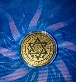 Moneta Portafortuna Cleopatra Stella di Davide 