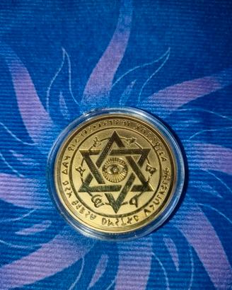 Moneta Portafortuna Cleopatra Stella di Davide 