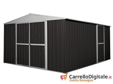 Box prefabbricato in acciaio 360x430cm nero